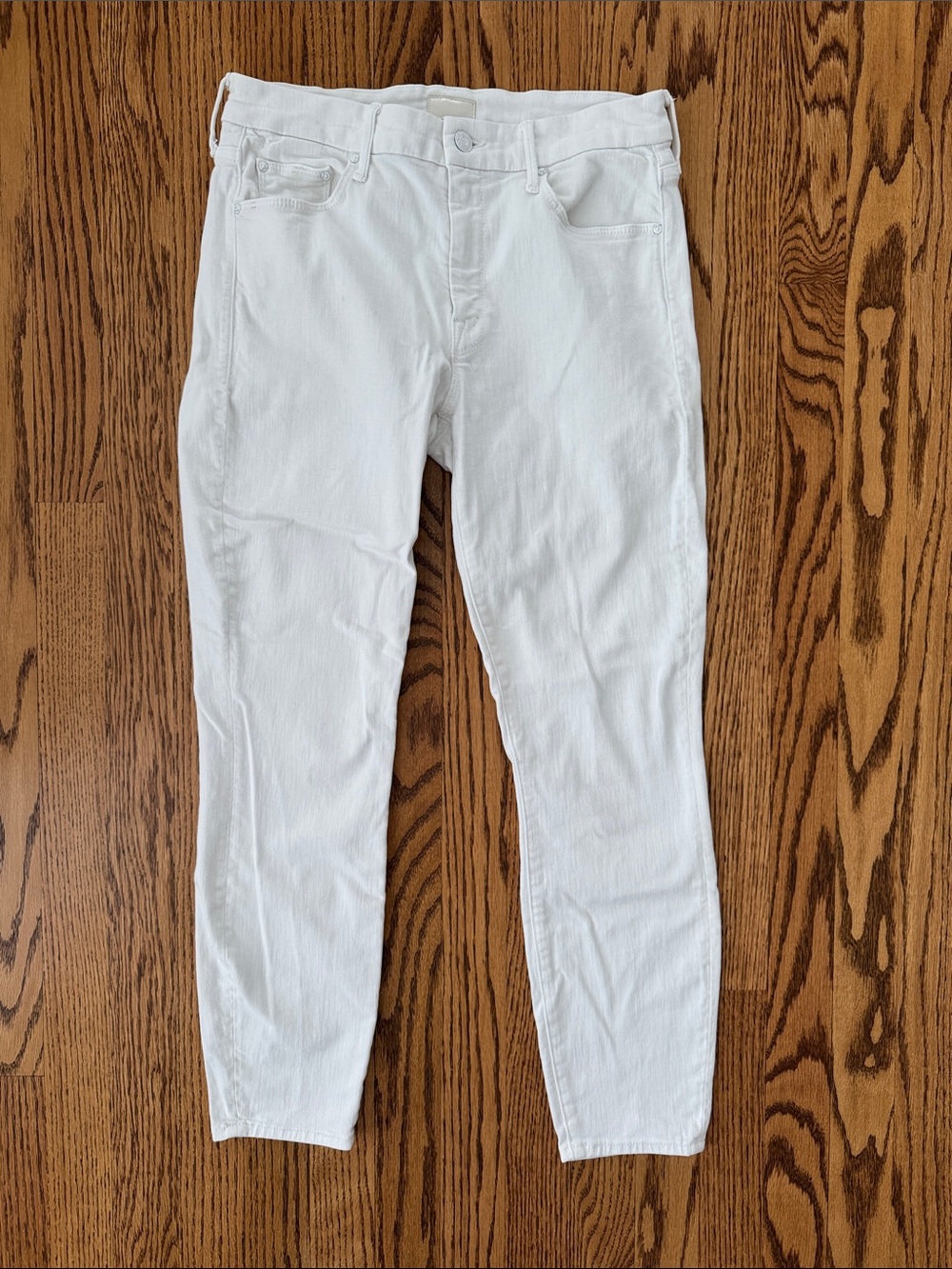 MOTHER White Women’s Crop Jeans